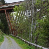 Holz-Europabrücke / Radweg